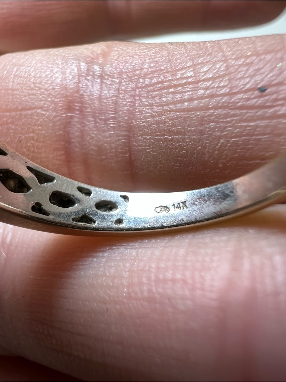 14K Gold Classic Channel-Set Natural Diamond Band - Picture 13 of 16